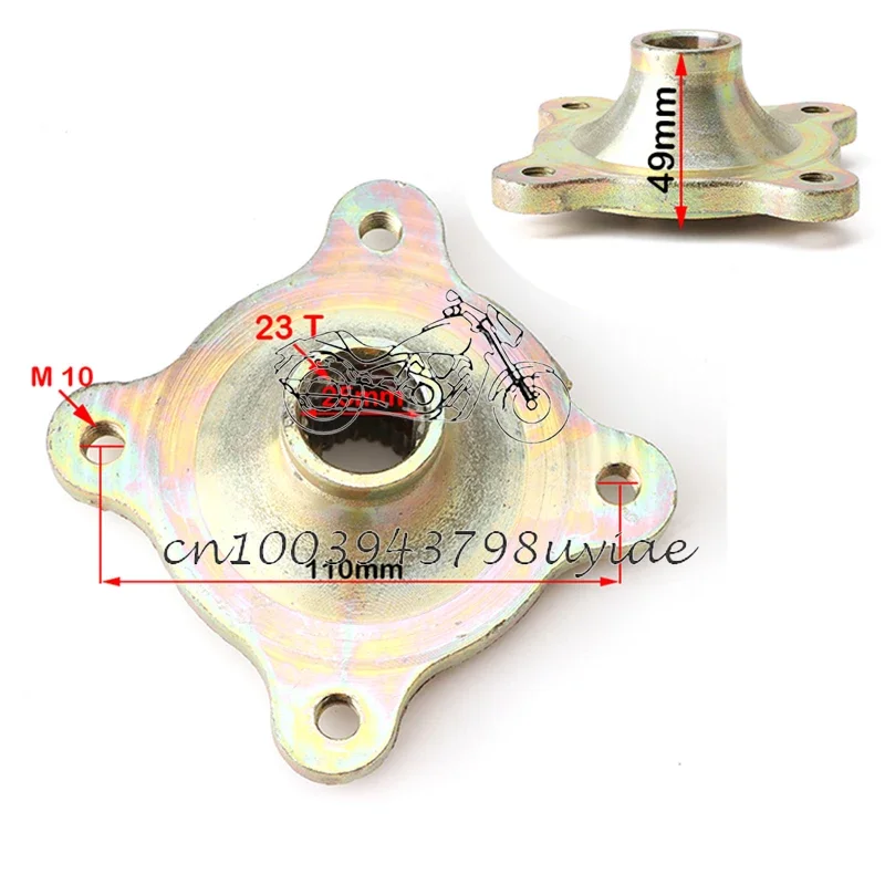 1pair 23T 110*4 STUD M10 Rear Wheel Hub Fit For 150cc 200cc 250cc ATV Go Kart Golf Cart Buggy Quad Bike Longding Da Hummer
1pair 23T 110*4 STUD M10 Rear Wheel Hub Fit For 150cc 200cc 250cc ATV Go Kart Golf Cart Buggy Quad Bike Longding Da Hummer