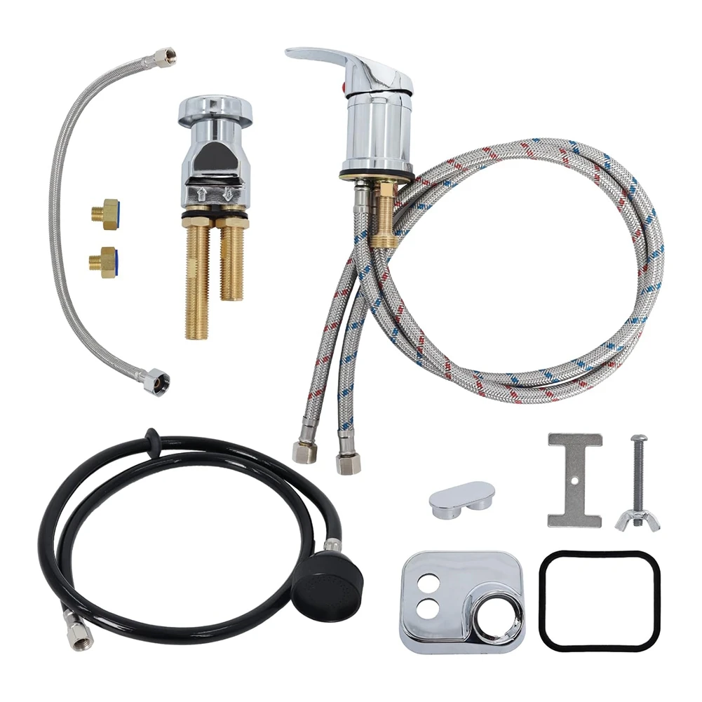 New Shampoo Bowl Faucet, Faucet Kit Shampoo Hose for Sink Faucet with Sprayer, Hair Salon Sink Faucet Sprayer Hose Set
New Shampoo Bowl Faucet, Faucet Kit Shampoo Hose for Sink Faucet with Sprayer, Hair Salon Sink Faucet Sprayer Hose Set