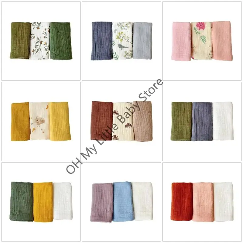 M76C 3 шт., мягкие хлопковые салфетки для отрыжки, детские мочалки, нежные для кожи новорожденных
M76C 3 шт., мягкие хлопковые салфетки для отрыжки, детские мочалки, нежные для кожи новорожденных