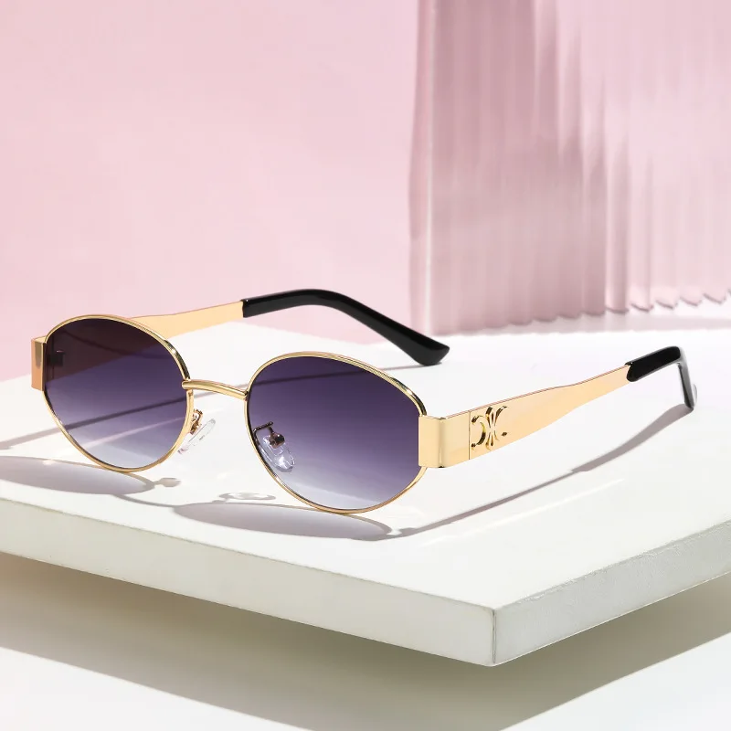 Luxury Metal Brand Sunglasses for Men and Women Unisex Designer Fashion Sun Glasses Oval Unisex Stylish Eyewear Shades UV400
Luxury Metal Brand Sunglasses for Men and Women Unisex Designer Fashion Sun Glasses Oval Unisex Stylish Eyewear Shades UV400