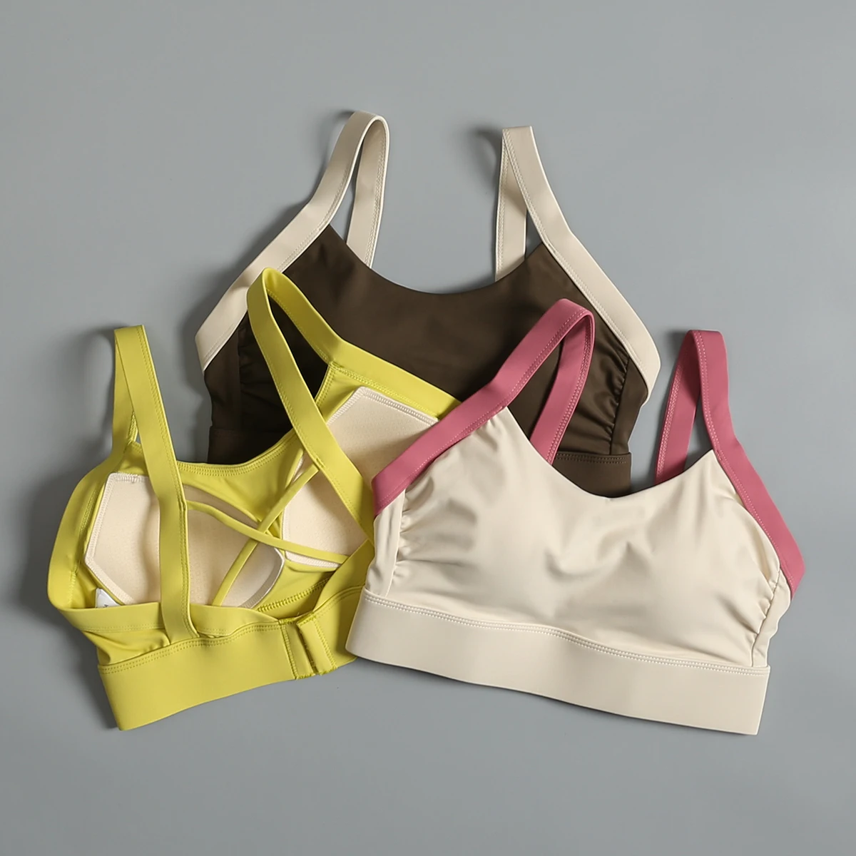 High Intensity Sports Bra Women's Summer Fitness Yoga Pilates Cross Back Vest Shock Absorption Gathered Running Underwear
High Intensity Sports Bra Women's Summer Fitness Yoga Pilates Cross Back Vest Shock Absorption Gathered Running Underwear