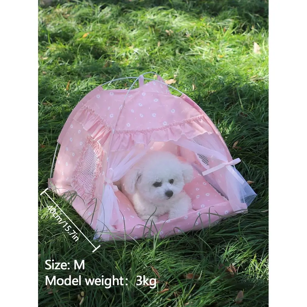 Floral Cooling Breathable Washable Lightweight Pet Tent Suitable For Small Cats And Dogs, For Indoor And Outdoor Use, All Seaso
Floral Cooling Breathable Washable Lightweight Pet Tent Suitable For Small Cats And Dogs, For Indoor And Outdoor Use, All Seaso