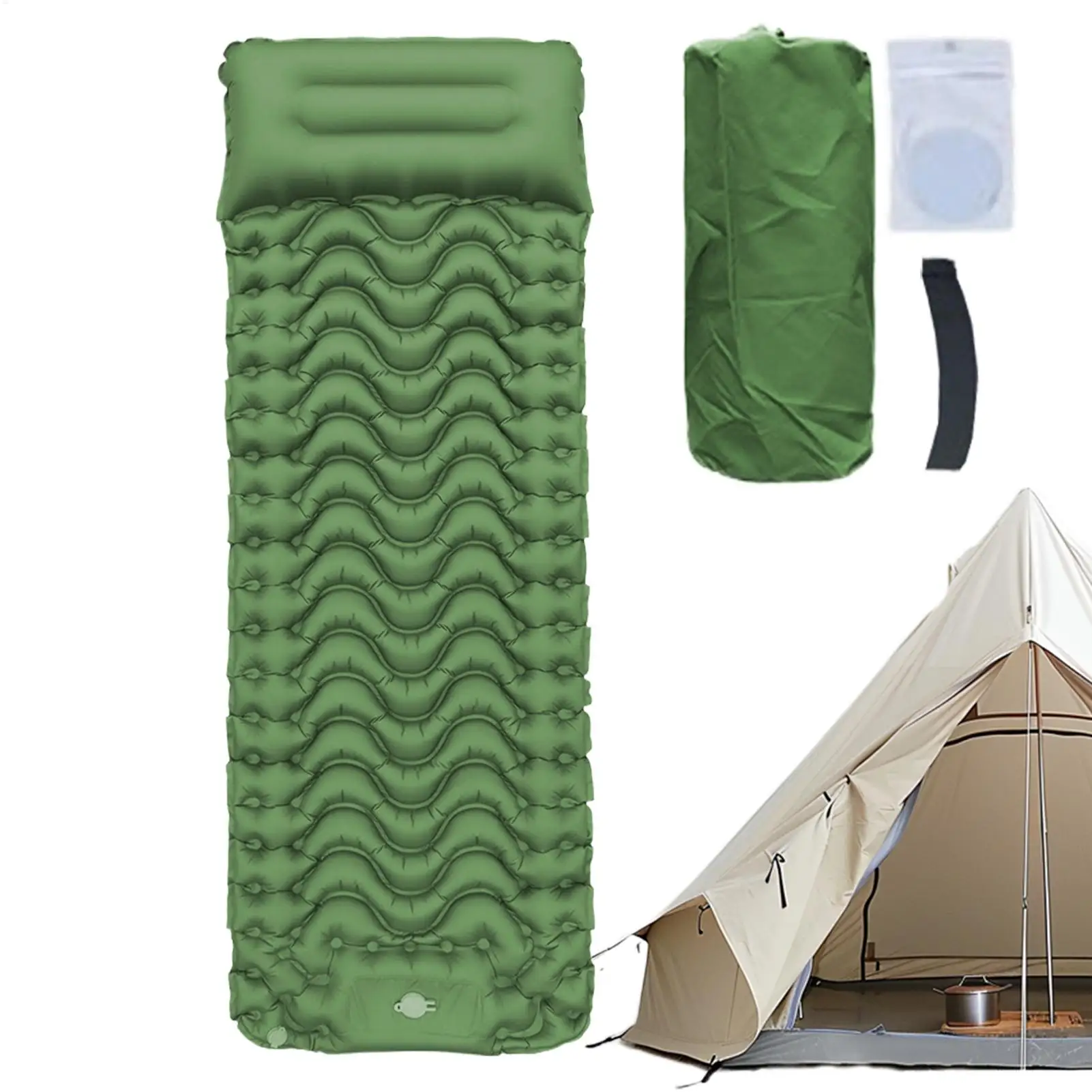 Camping Mattress Compact Camping Air Mattress For Tent Compact Foldable Sleep Mat Built-in Foot Pump Camp Gear With Carry Bag
Camping Mattress Compact Camping Air Mattress For Tent Compact Foldable Sleep Mat Built-in Foot Pump Camp Gear With Carry Bag