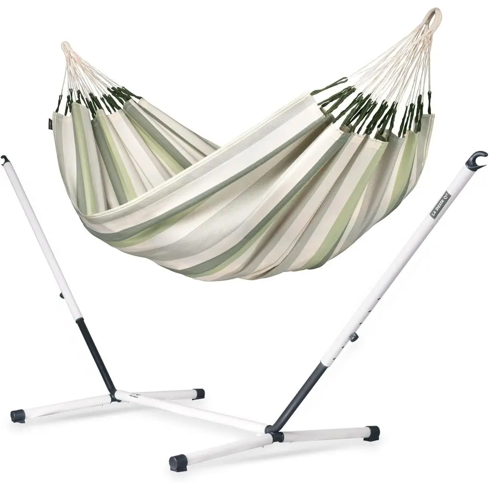 - XL King Brisa Classic Hammock & Nautico Steel Stand - Weather & Tear Resistant - Portable, amily Hammock w/Stand - Balcony Por
- XL King Brisa Classic Hammock & Nautico Steel Stand - Weather & Tear Resistant - Portable, amily Hammock w/Stand - Balcony Por
