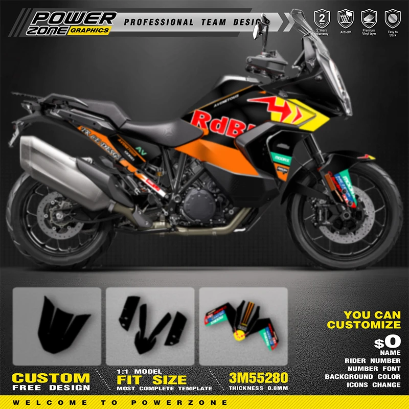 PowerZone Custom Graphics Backgrounds Decals for Stickers Kit For KTM ADVENTURE SUPERMOTO 2021 2022 2023 ADV1290 R S ADV-R 010
PowerZone Custom Graphics Backgrounds Decals for Stickers Kit For KTM ADVENTURE SUPERMOTO 2021 2022 2023 ADV1290 R S ADV-R 010