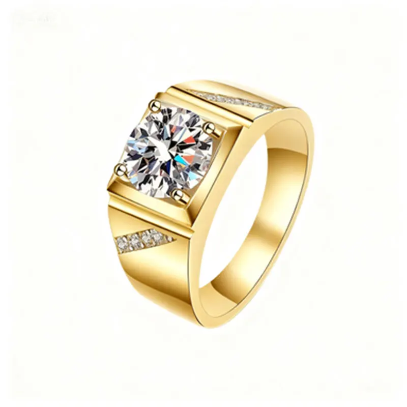 Men's 5-carat Moissanite Ring, S925 Sterling Silver Plated with Platinum, Diamond Wedding Ring, Bride's Ring, High-end Jewelry
Men's 5-carat Moissanite Ring, S925 Sterling Silver Plated with Platinum, Diamond Wedding Ring, Bride's Ring, High-end Jewelry