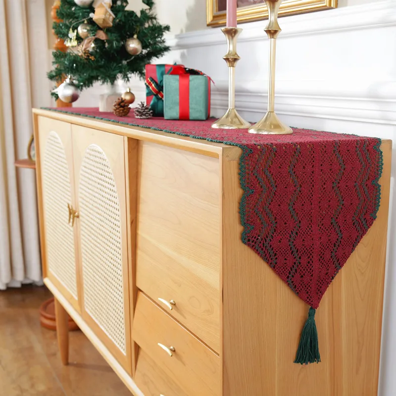 Vintage Crochet Hollow Table Cloth, Red and Green Spliced Cover, Bucket Cabinet, Edge Cabinet Cover Cloth, Fringe Table Flag,
Vintage Crochet Hollow Table Cloth, Red and Green Spliced Cover, Bucket Cabinet, Edge Cabinet Cover Cloth, Fringe Table Flag,