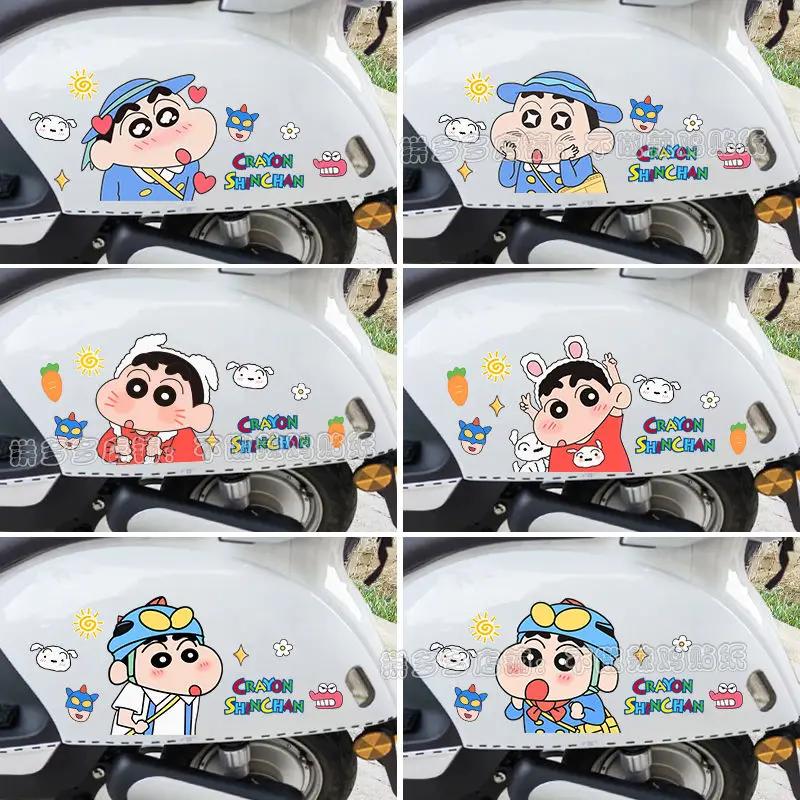 Bandai Kawaii Anime Crayon Shin Chan Electric Vehicle Sticker Cute Sweet Cartoon Diy Decorative Sticker Lovely Gifts for Girls
Bandai Kawaii Anime Crayon Shin Chan Electric Vehicle Sticker Cute Sweet Cartoon Diy Decorative Sticker Lovely Gifts for Girls