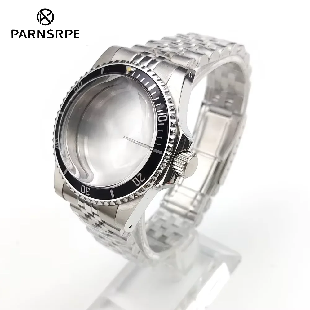39.5mm silver watch case kit, suitable for NH35/36, 4R movement, bubble glass surface, stainless steel case, aluminum bezel
39.5mm silver watch case kit, suitable for NH35/36, 4R movement, bubble glass surface, stainless steel case, aluminum bezel