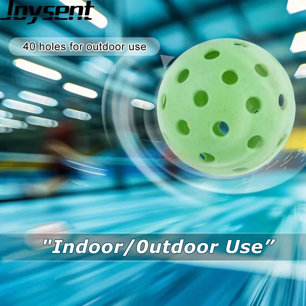 Joysent Outdoor Biodegradable Pickleball Balls 40 Holes 74mm Training Paddle Ball Competition Practice
Joysent Outdoor Biodegradable Pickleball Balls 40 Holes 74mm Training Paddle Ball Competition Practice