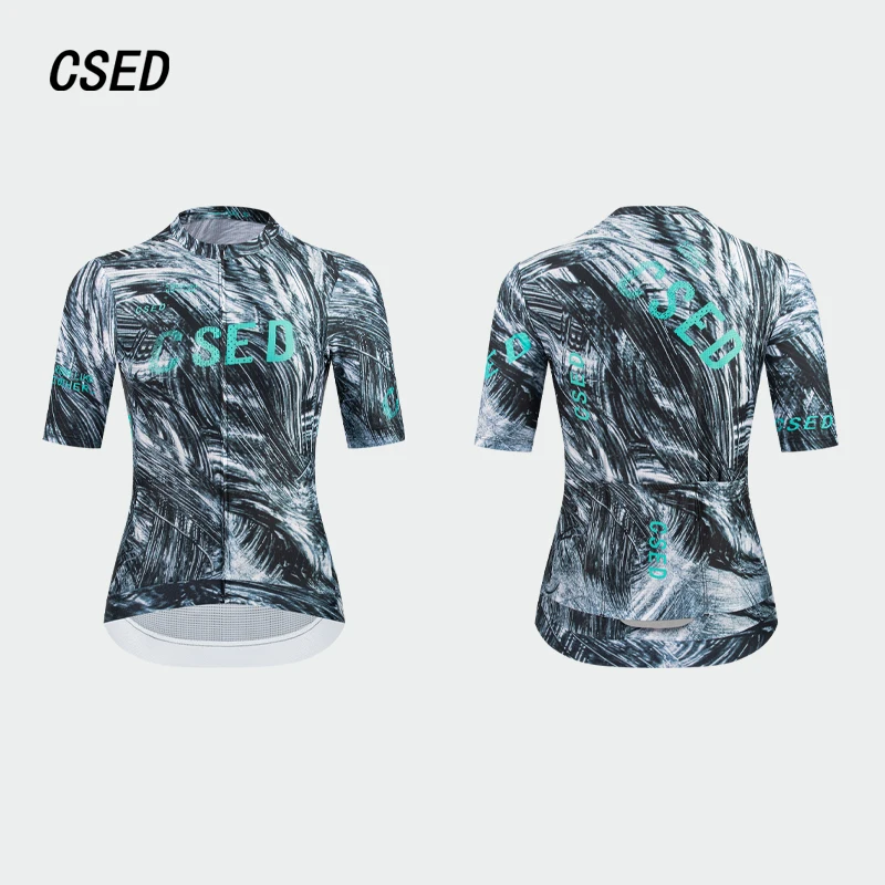 CSED Women's Cycling Jersey Breathable Short-Sleeved Top Shirts Slim Bike Riding Sportswear Bicycle Sweatshirt Riding Clothing
CSED Women's Cycling Jersey Breathable Short-Sleeved Top Shirts Slim Bike Riding Sportswear Bicycle Sweatshirt Riding Clothing