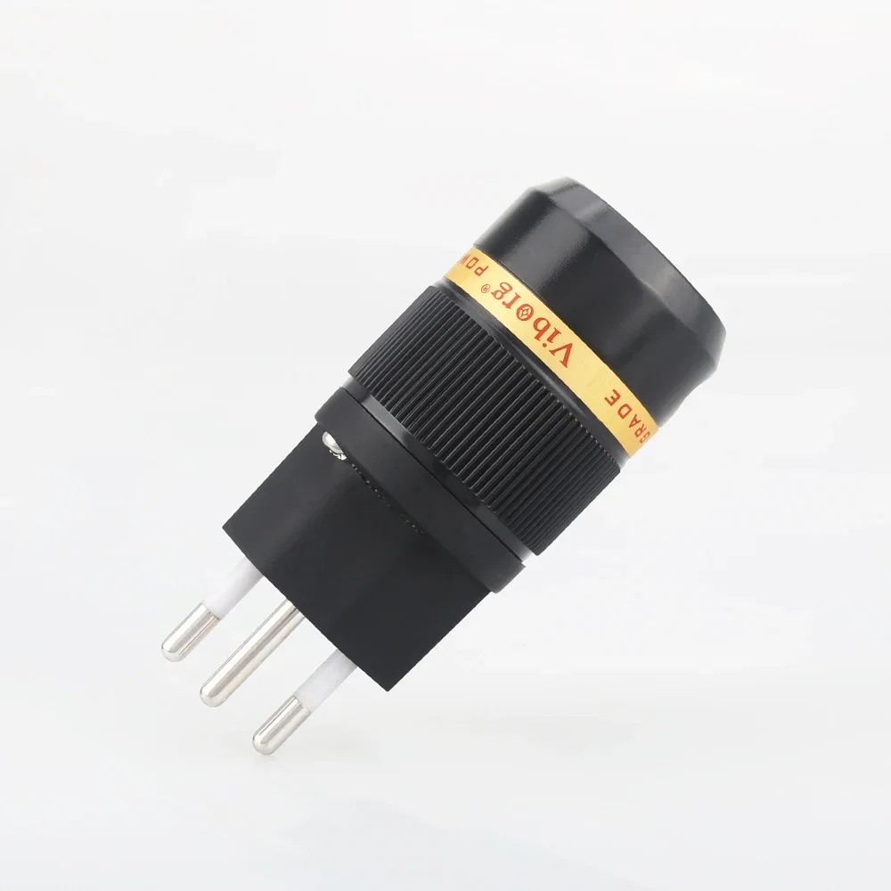 High Quality Viborg VS501R Pure Copper Rhodium Plated Swiss Switzerland 3 Pin Plug HIFI Power Plug For Audio
High Quality Viborg VS501R Pure Copper Rhodium Plated Swiss Switzerland 3 Pin Plug HIFI Power Plug For Audio