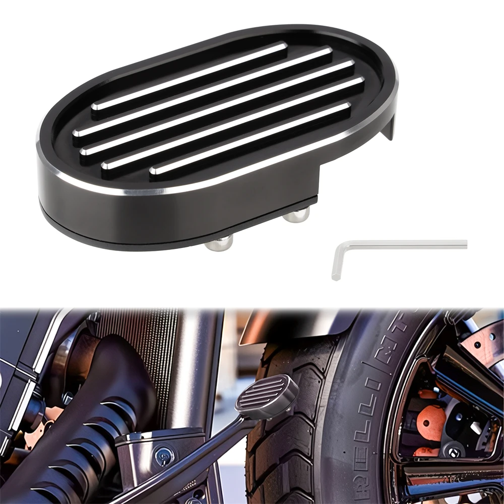 Motorcycle CNC Cut Grill Brake Pedal Pad Cover for Indian Scout Classic/Scout Bobber 2025
Motorcycle CNC Cut Grill Brake Pedal Pad Cover for Indian Scout Classic/Scout Bobber 2025