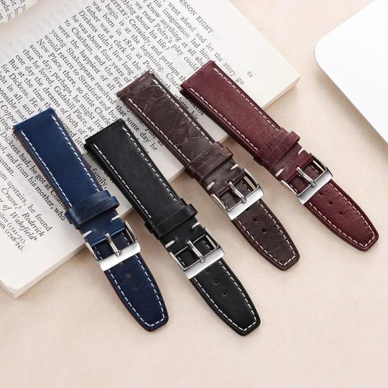 20mm 22mm Quick Release Calfskin Leather Watch Strap Replacement for Universal Men Women Soft Leather Watch Band Accessories
20mm 22mm Quick Release Calfskin Leather Watch Strap Replacement for Universal Men Women Soft Leather Watch Band Accessories