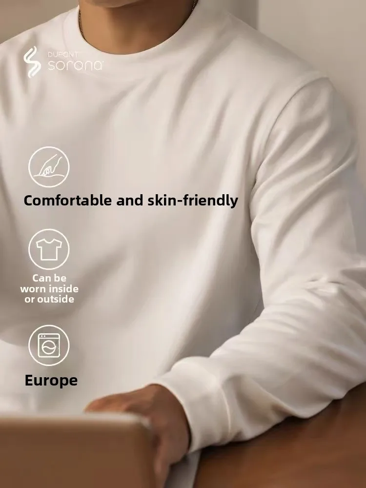 Ceramic Flocking Heavyweight Long Sleeve round Neck T-Shirt Men's White Underwear Base Layer Shirt Heat Storage Innerwear Aut...
Ceramic Flocking Heavyweight Long Sleeve round Neck T-Shirt Men's White Underwear Base Layer Shirt Heat Storage Innerwear Aut...