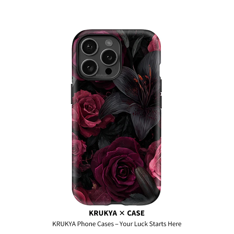 Модный чехол Krukya с цветочным принтом для iPhone 16, 17 Air 11, 12, 13, 14 Plus, 15 Pro Max SE 2022 X XS XR, двухслойный матовый чехол 
Модный чехол Krukya с цветочным принтом для iPhone 16, 17 Air 11, 12, 13, 14 Plus, 15 Pro Max SE 2022 X XS XR, двухслойный матовый чехол