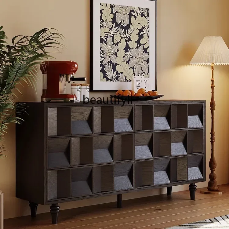 NQ Solid wood dining edge, black modern simple chest decoration living room, integrated locker
NQ Solid wood dining edge, black modern simple chest decoration living room, integrated locker