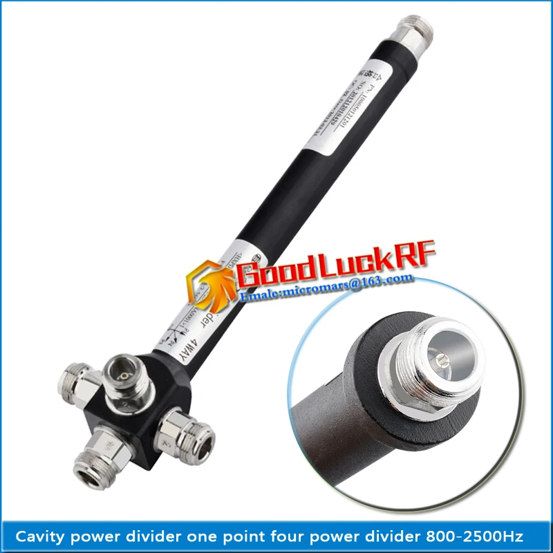 N Female Cavity power divider one point four 800-2500MHz wireless WIFI mobile phone signal communication engineering
N Female Cavity power divider one point four 800-2500MHz wireless WIFI mobile phone signal communication engineering