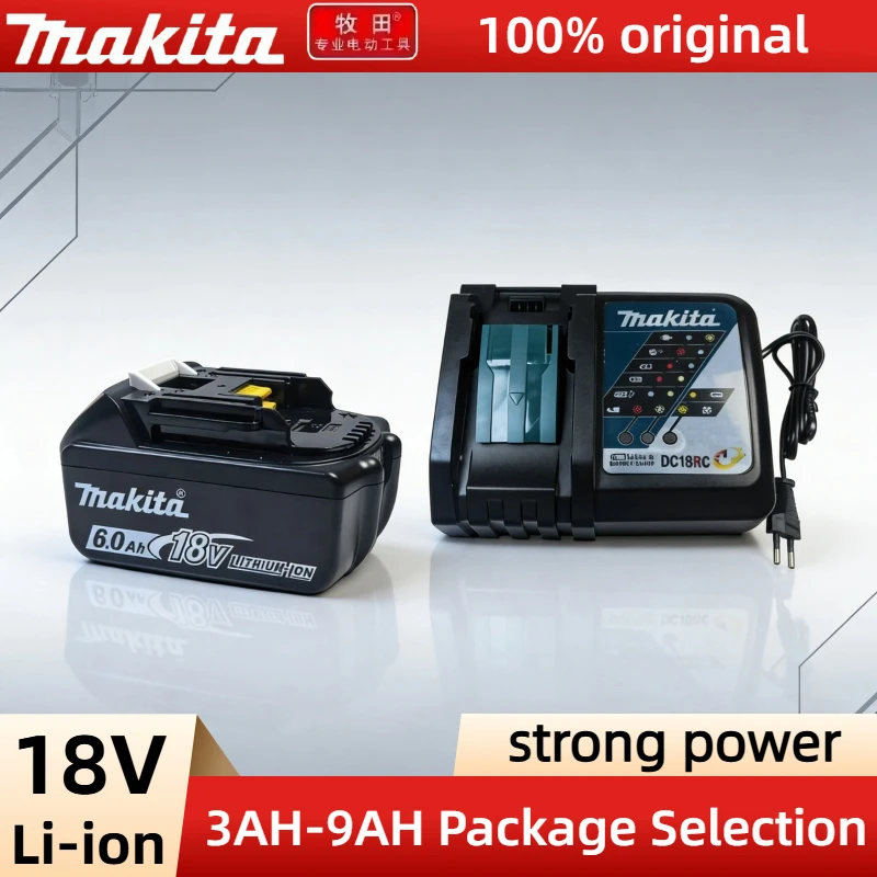 18V Makita LXT Series Rechargeable Li-ion Battery Single Pack / Charger Set, Upgraded LED Display Safe Fast Charging Kit
18V Makita LXT Series Rechargeable Li-ion Battery Single Pack / Charger Set, Upgraded LED Display Safe Fast Charging Kit