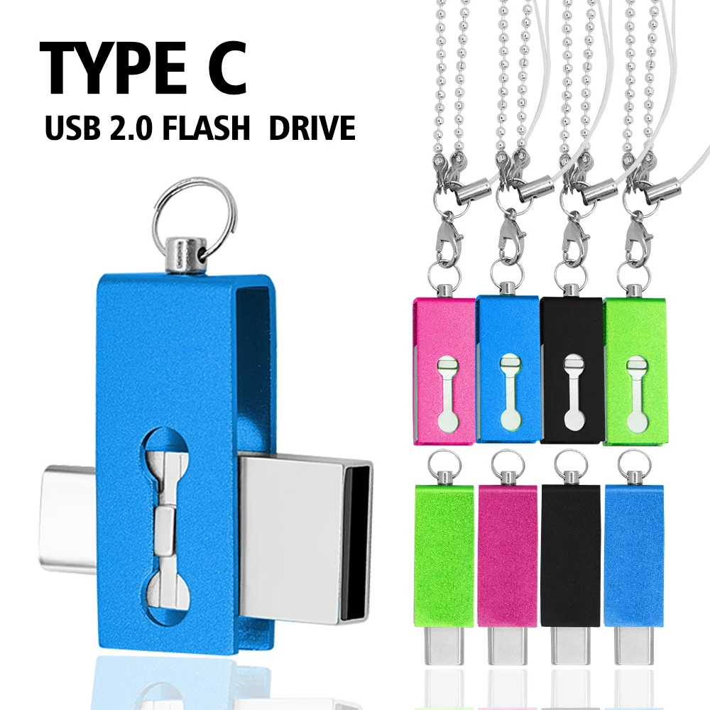 TYPE-C USB Stick blue USB Flash Drive 64GB OTG Key Chain Pen Drive High Speed Pendrive for Mobile Phone 32GB Memory stick
TYPE-C USB Stick blue USB Flash Drive 64GB OTG Key Chain Pen Drive High Speed Pendrive for Mobile Phone 32GB Memory stick
