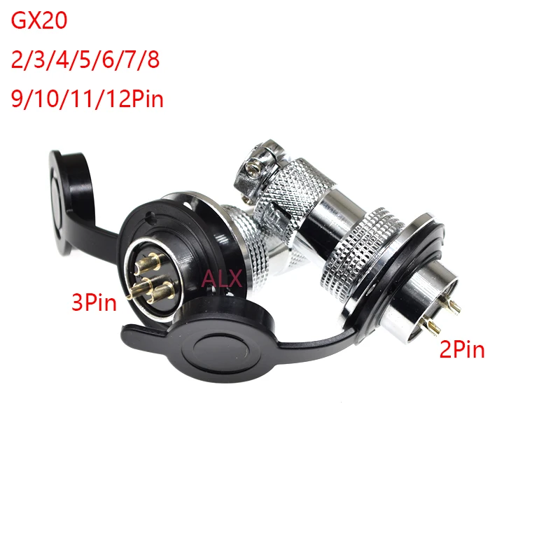 GX20 20MM aviation connector With Flange male & female 2/3/4/5/6/7/8/9 pin wire panel connector aviation plug socket 2pin 3pin
GX20 20MM aviation connector With Flange male & female 2/3/4/5/6/7/8/9 pin wire panel connector aviation plug socket 2pin 3pin