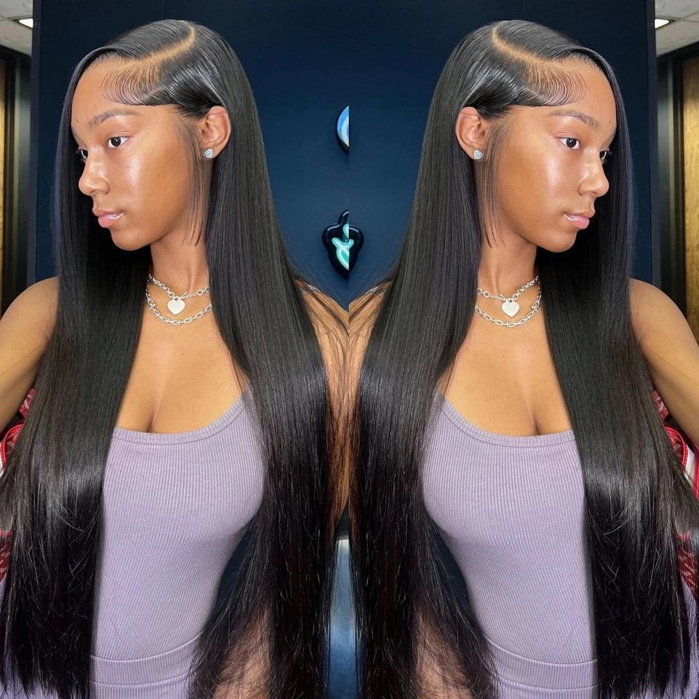 200 Density Transparent 13x6 Lace Front Human Hair Wigs Pre Plucked 5x5 Glueless Bone Straight Lace Frontal Wig For Women
200 Density Transparent 13x6 Lace Front Human Hair Wigs Pre Plucked 5x5 Glueless Bone Straight Lace Frontal Wig For Women