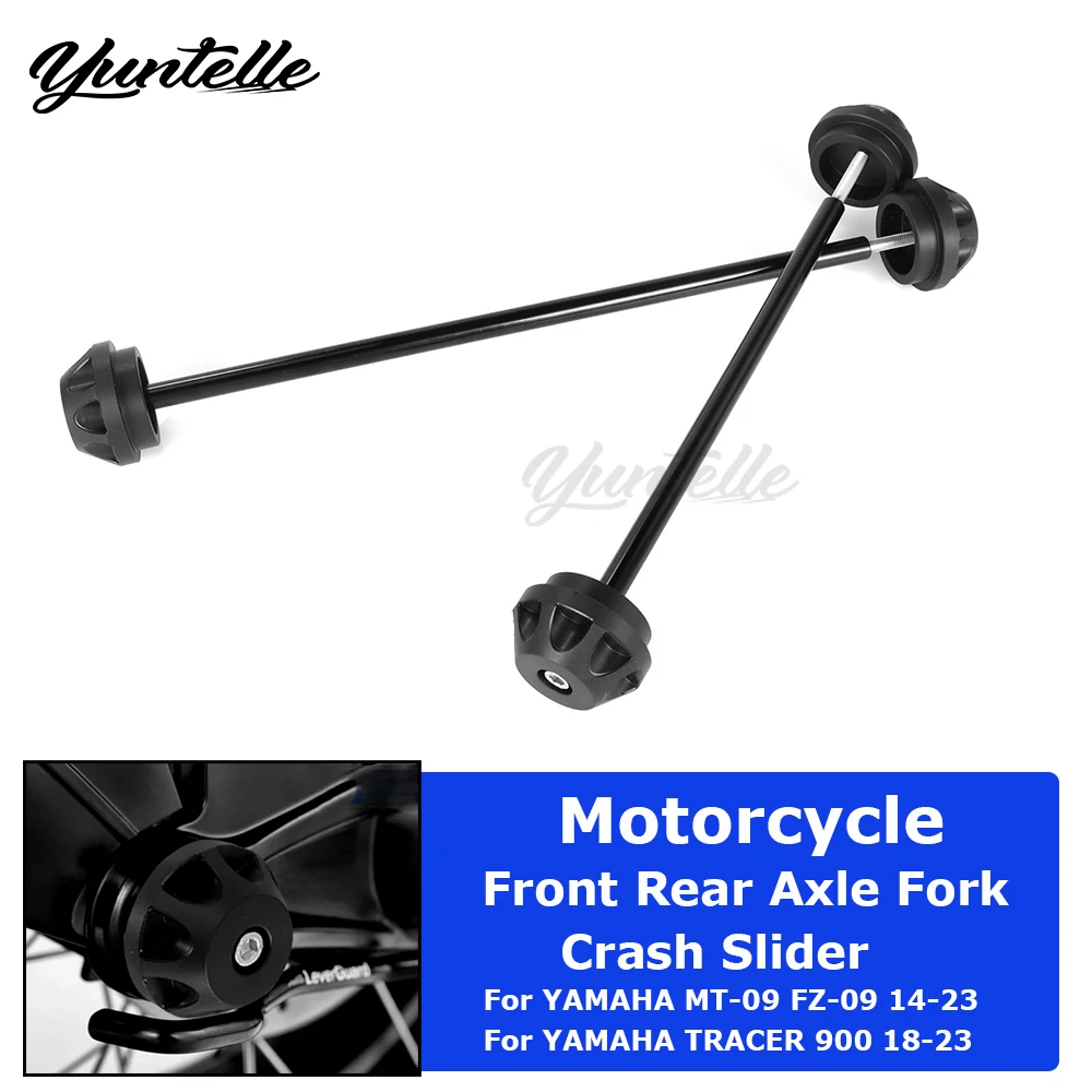 Front Rear Wheel Axle Fork Crash Sliders Protector For YAMAHA MT09 FZ09 F109 TRACER 900 14-23 Motorcycle Accessories Swingarm
Front Rear Wheel Axle Fork Crash Sliders Protector For YAMAHA MT09 FZ09 F109 TRACER 900 14-23 Motorcycle Accessories Swingarm