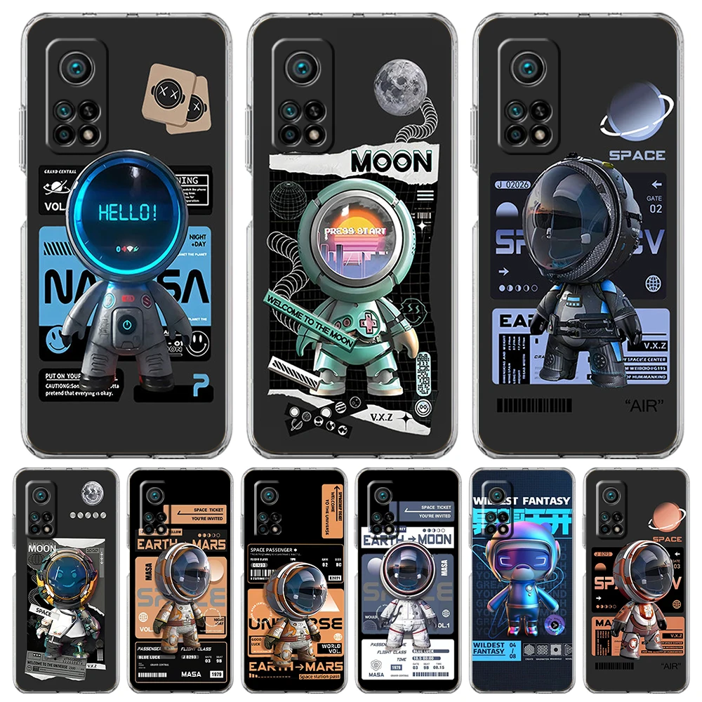 Astronaut Phone Case for Xiaomi Mi Poco F3 X3 X4 GT NFC M3 M4 11 Ultra 12 11X 11i Pro Lite 5G Soft Transparent Cover Capas Bags
Astronaut Phone Case for Xiaomi Mi Poco F3 X3 X4 GT NFC M3 M4 11 Ultra 12 11X 11i Pro Lite 5G Soft Transparent Cover Capas Bags