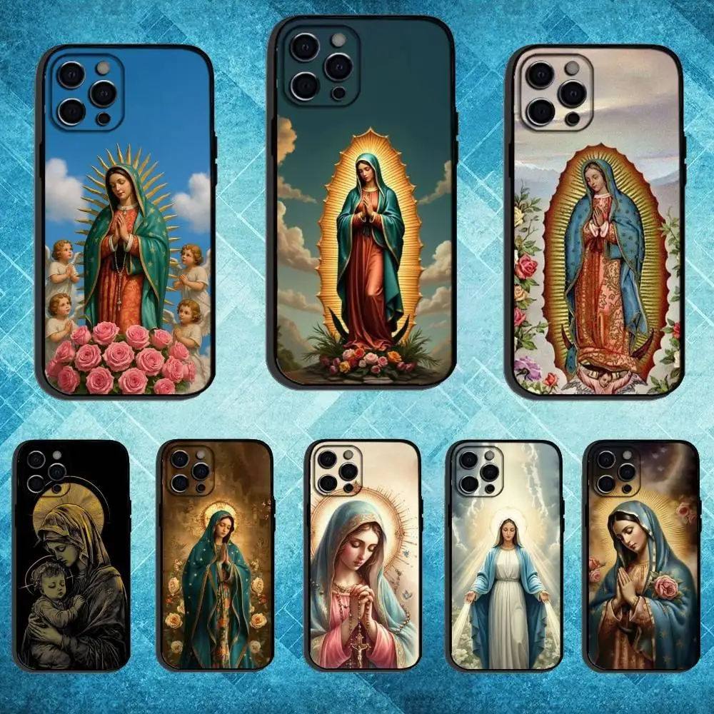 Virgin De Guadalupe Virgen Mary Phone Case For iPhone17,16,15,14,13,12,11 Plus,Pro Max Soft Black Cover
Virgin De Guadalupe Virgen Mary Phone Case For iPhone17,16,15,14,13,12,11 Plus,Pro Max Soft Black Cover