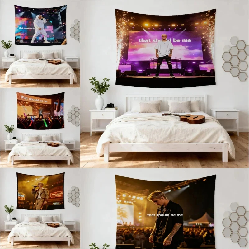 Justin Bieber Concert Stage Tapestry, That Should Be Me Lyrics Merch, Versatile Decor, Surprise Gift for Justin Bieber Fans
Justin Bieber Concert Stage Tapestry, That Should Be Me Lyrics Merch, Versatile Decor, Surprise Gift for Justin Bieber Fans