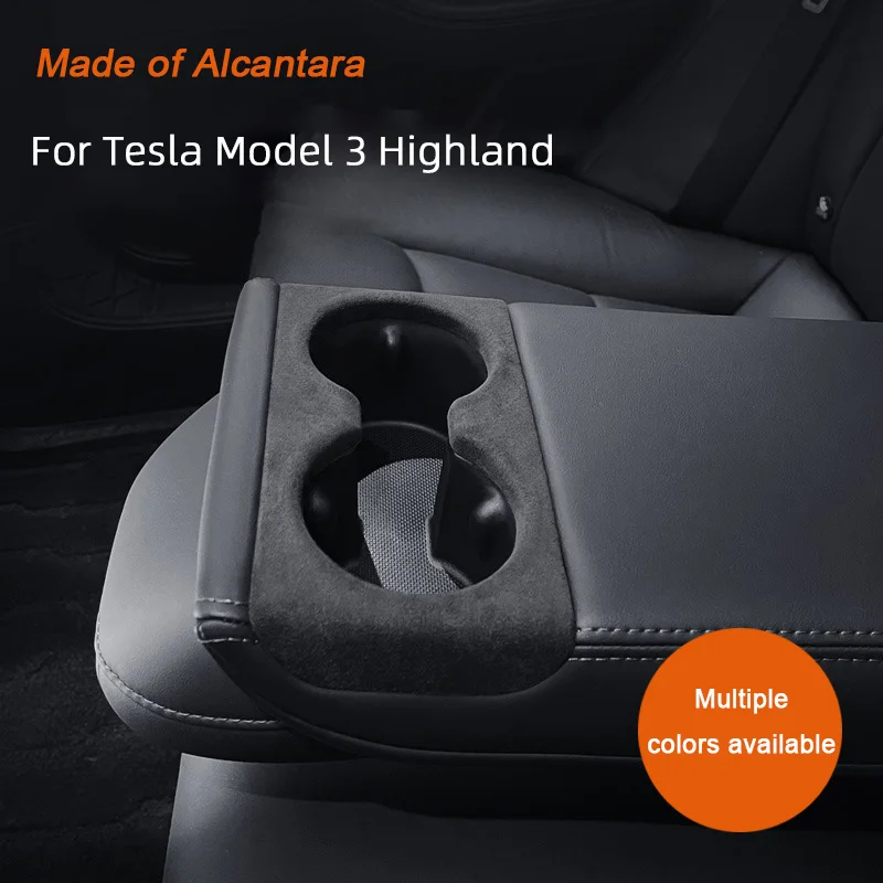 Для Tesla Model 3 Highland 2024 2025, замшевая накладка из алькантары, задний подлокотник, панель, задний ряд, держатель для чашки с водой, крышка, аксессуар
Для Tesla Model 3 Highland 2024 2025, замшевая накладка из алькантары, задний подлокотник, панель, задний ряд, держатель для чашки с водой, крышка, аксессуар