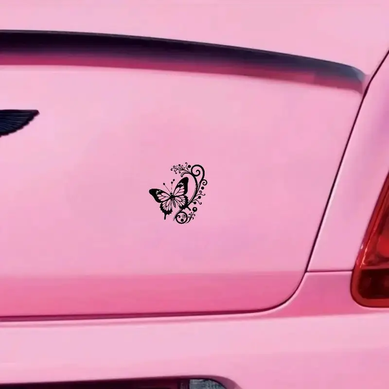1Pc Black White Butterfly Flower Swirl Waterproof Sticker for Car Window Bumper Decor
1Pc Black White Butterfly Flower Swirl Waterproof Sticker for Car Window Bumper Decor