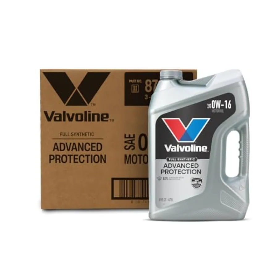 Advanced Full Synthetic SAE 0W-16 Motor Oil 5 QT Case of 3
Advanced Full Synthetic SAE 0W-16 Motor Oil 5 QT Case of 3