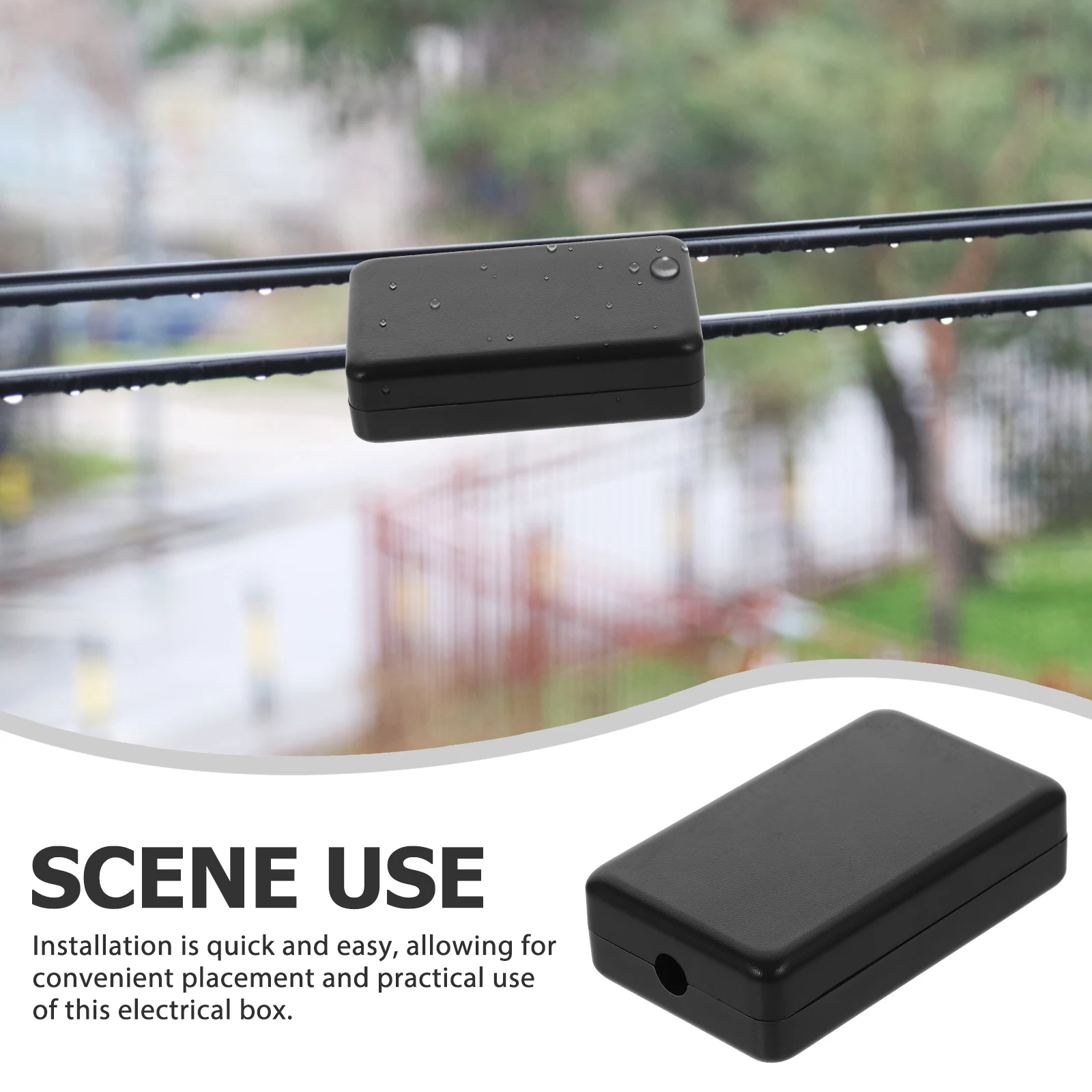 4 Pcs Outdoor Electrical Box Box Plastic Electrical Project Weatherproof Cable Connection for Outdoor LED 60x36x16mm Black
4 Pcs Outdoor Electrical Box Box Plastic Electrical Project Weatherproof Cable Connection for Outdoor LED 60x36x16mm Black