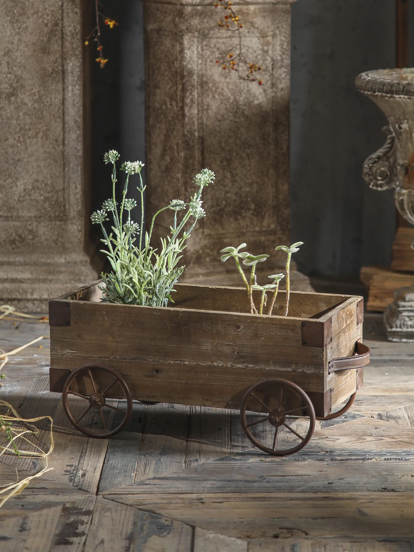 Retro Creative Flower Pot Vintage Weathered Decorative Ornaments for Home Balcony High End Aosphere Sensation Wooden Material
Retro Creative Flower Pot Vintage Weathered Decorative Ornaments for Home Balcony High End Aosphere Sensation Wooden Material