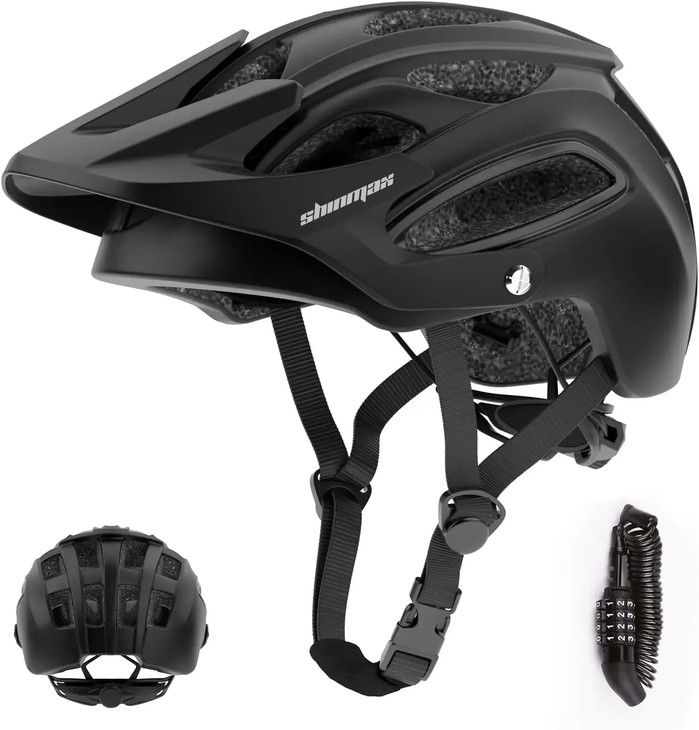 Shinmax Bike Helmet with USB LED Lights, Adjustable Visor, for Adult Men Women, Urban Commuter & Mountain Bike Safety
Shinmax Bike Helmet with USB LED Lights, Adjustable Visor, for Adult Men Women, Urban Commuter & Mountain Bike Safety