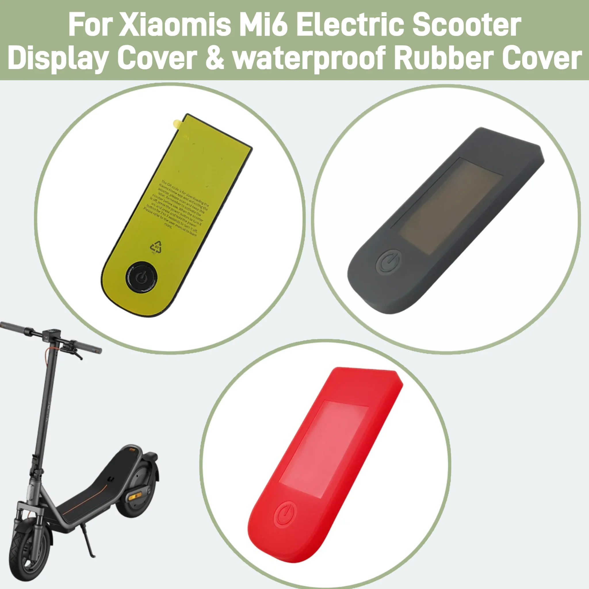 Waterproof Dustproof Silicone Dashboard Cover Display Screen Protector Accessories for XiaoMis Mi 6 Electric Kick Scooter
Waterproof Dustproof Silicone Dashboard Cover Display Screen Protector Accessories for XiaoMis Mi 6 Electric Kick Scooter