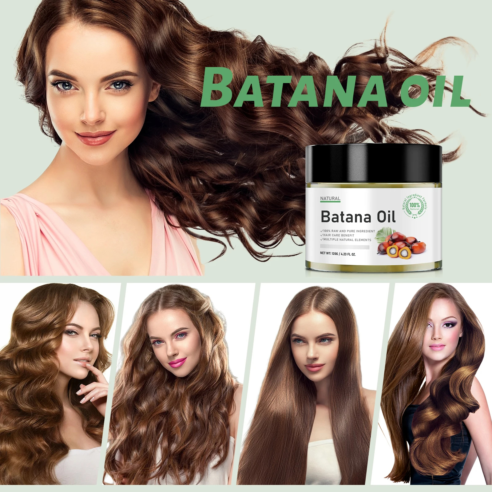 Natural 100% Pure Batana Oil for Damaged Hair Repair – Deep Moisturizing, Vegan, Sulfate-Free, 120g/4.23 FL OZ
Natural 100% Pure Batana Oil for Damaged Hair Repair – Deep Moisturizing, Vegan, Sulfate-Free, 120g/4.23 FL OZ