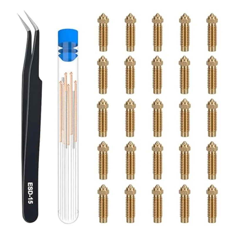 Nozzles Extruder Hotend Nozzles Kit As Shown Brass For Neptune 4Plus/4Max, 0.2Mm/0.4,Mm/0.6Mm/0.8Mm/1.0Mm
Nozzles Extruder Hotend Nozzles Kit As Shown Brass For Neptune 4Plus/4Max, 0.2Mm/0.4,Mm/0.6Mm/0.8Mm/1.0Mm