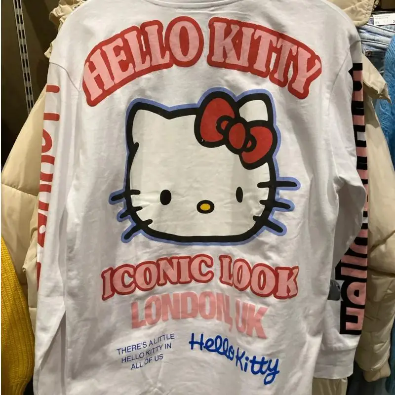 Рубашка с героями мультфильмов «Hello Kitty» для девочек, хлопковая рубашка Sanrio с длинными рукавами Kawaii, модная рубашка для отдыха с мягкой нижней частью, весенне-осенняя одежда
Рубашка с героями мультфильмов «Hello Kitty» для девочек, хлопковая рубашка Sanrio с длинными рукавами Kawaii, модная рубашка для отдыха с мягкой нижней частью, весенне-осенняя одежда