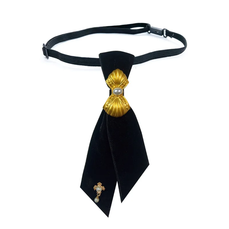 Vintage Women's Bow Tie Brooch Court Style Velvet Ribbon Pearl Collar Flowers Ties Korean Suits Dress Shirt Accessories Gift
Vintage Women's Bow Tie Brooch Court Style Velvet Ribbon Pearl Collar Flowers Ties Korean Suits Dress Shirt Accessories Gift