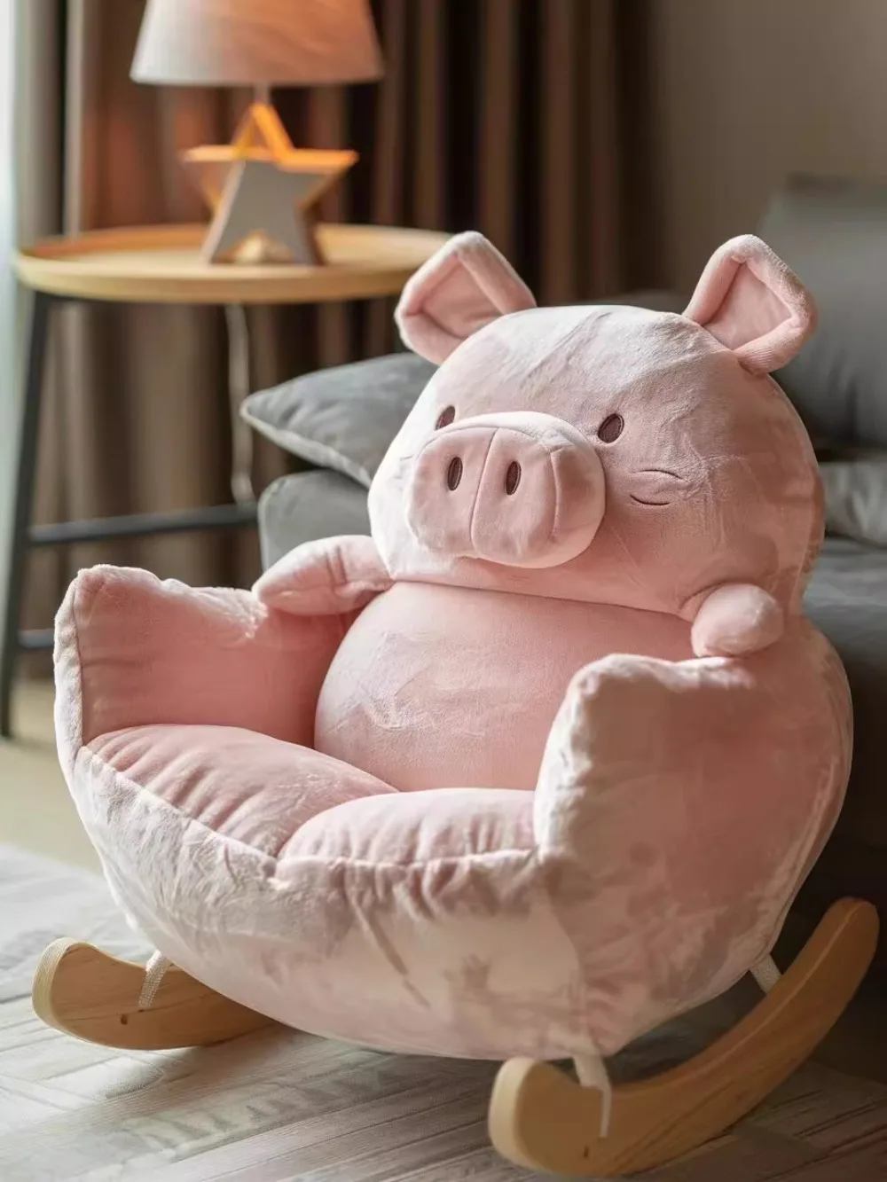 Cute little pig rocking chair, adult balcony, leisure sofa, single person household use
Cute little pig rocking chair, adult balcony, leisure sofa, single person household use