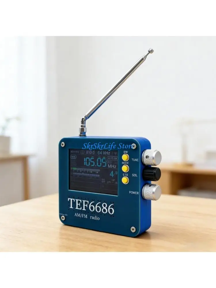 E65E TEF6686 High Sensitivity Full Band FM Short Wavelet Radio Receiver Telescopic LCD Screen Receiver Replacement
E65E TEF6686 High Sensitivity Full Band FM Short Wavelet Radio Receiver Telescopic LCD Screen Receiver Replacement