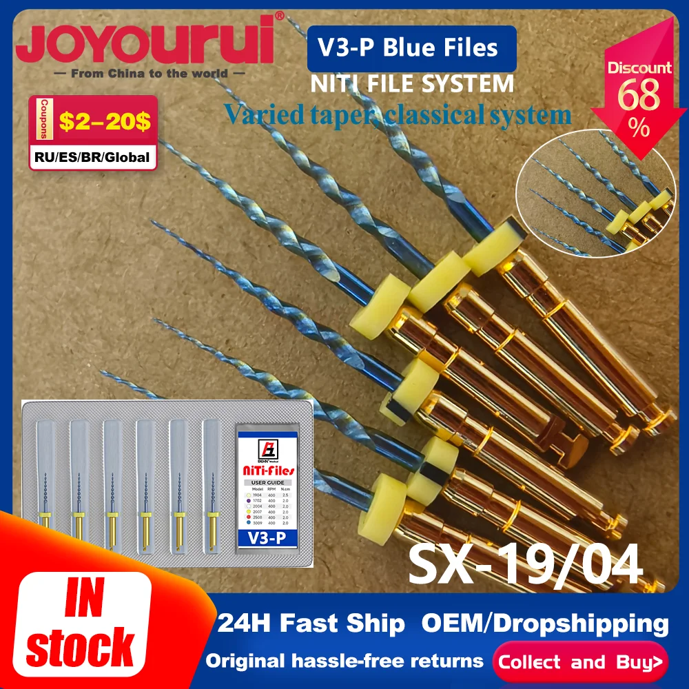 Dental Niti Super Blue Rotary Heat Activated Endodontic Canal Root Files 31/21/25mm SX-F3 Dentistry Tools Engine Use Files
Dental Niti Super Blue Rotary Heat Activated Endodontic Canal Root Files 31/21/25mm SX-F3 Dentistry Tools Engine Use Files