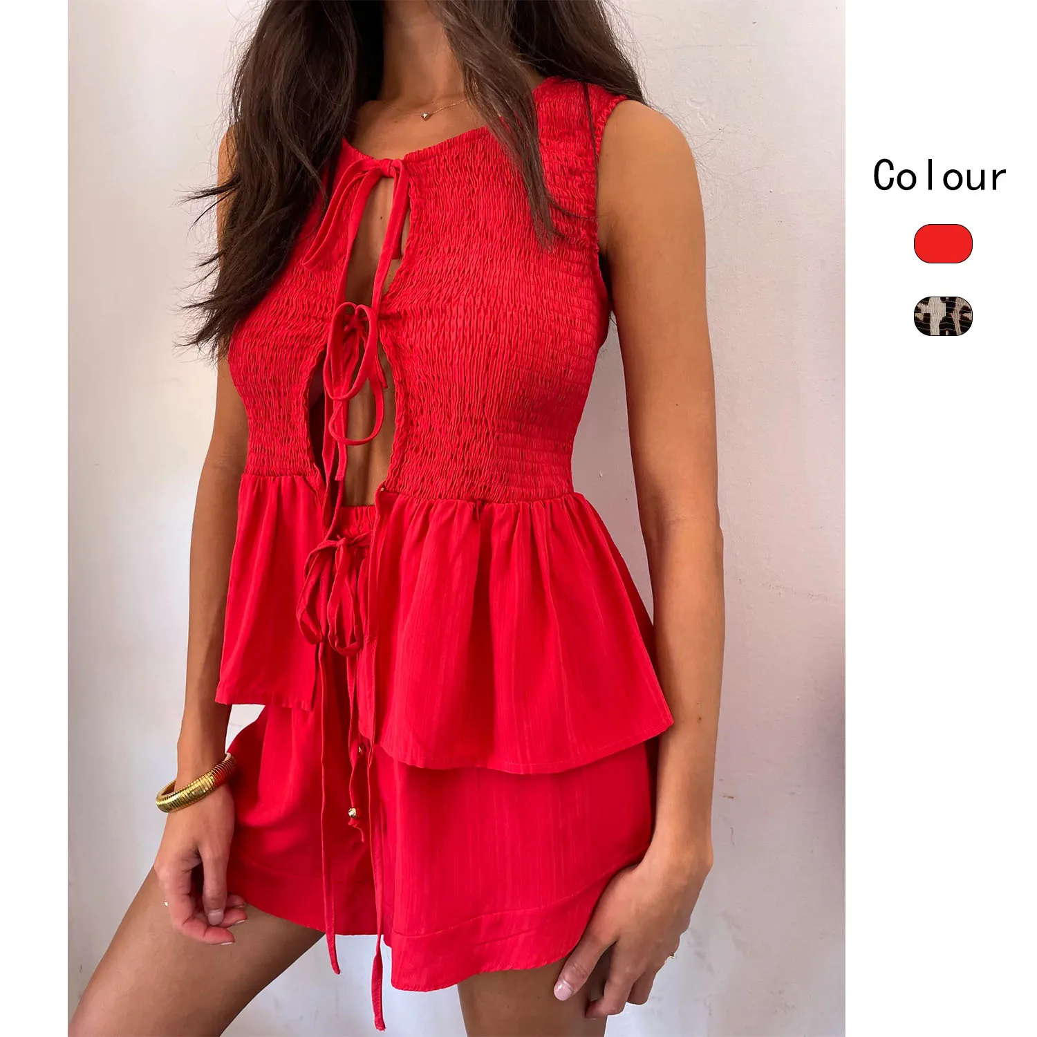 summer New shorts sets 2025 2 piece sets woman outfit fashion leopard print Tops+holiday shorts sexy two piece outfits woman
summer New shorts sets 2025 2 piece sets woman outfit fashion leopard print Tops+holiday shorts sexy two piece outfits woman