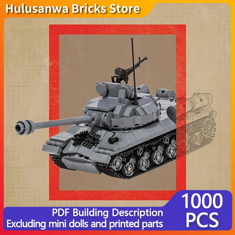 IS-3 Military Tanks Model MOC Building Bricks War Equipment Modular Technology Gifts Holiday Assemble Children Toys Suit
IS-3 Military Tanks Model MOC Building Bricks War Equipment Modular Technology Gifts Holiday Assemble Children Toys Suit