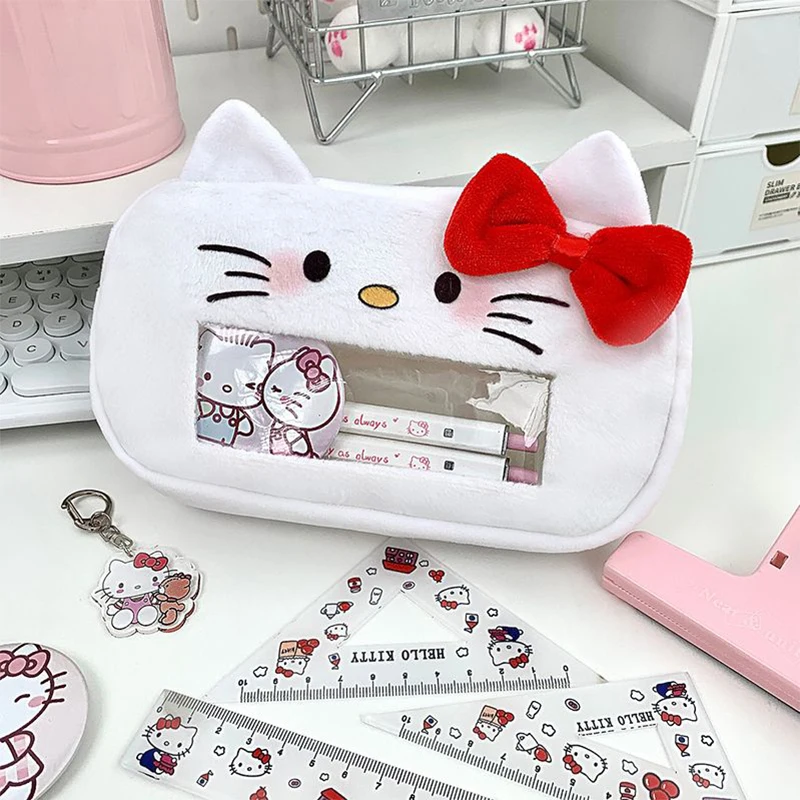 2024 New Hello Kitty Pen Bag Miniso Sanrio Kawaii Anime Large Capacity Student Stationery Storage Box Girl Heart Tide Kid Gift
2024 New Hello Kitty Pen Bag Miniso Sanrio Kawaii Anime Large Capacity Student Stationery Storage Box Girl Heart Tide Kid Gift