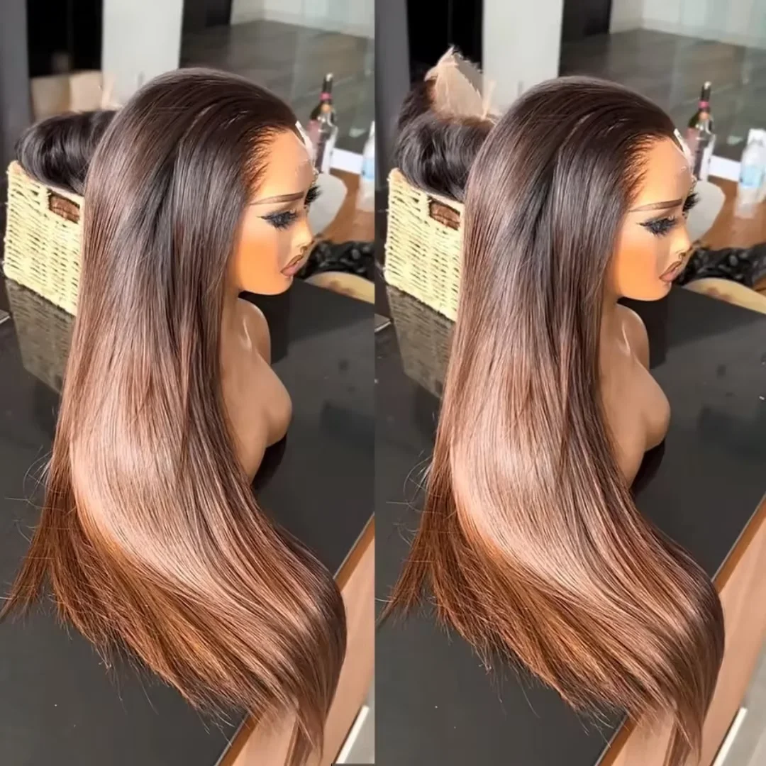 Glueless Soft Preplucked 26“Long Ombre Brown Silky Straight 180Density Lace Front Wig Synthetic For Women Heat Resistant Daily
Glueless Soft Preplucked 26“Long Ombre Brown Silky Straight 180Density Lace Front Wig Synthetic For Women Heat Resistant Daily