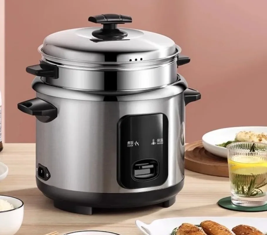 New 316 stainless steel style traditional-style rice cooker for household use, small-sized cooking equipment.
New 316 stainless steel style traditional-style rice cooker for household use, small-sized cooking equipment.