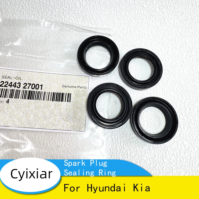 4PCS 2244327001 22443-27001 For Hyundai Kia Spark Plug Sealing Ring Rubber Ring
4PCS 2244327001 22443-27001 For Hyundai Kia Spark Plug Sealing Ring Rubber Ring